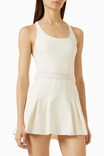 Kova Racerback Mini Dress in Recycled Peached