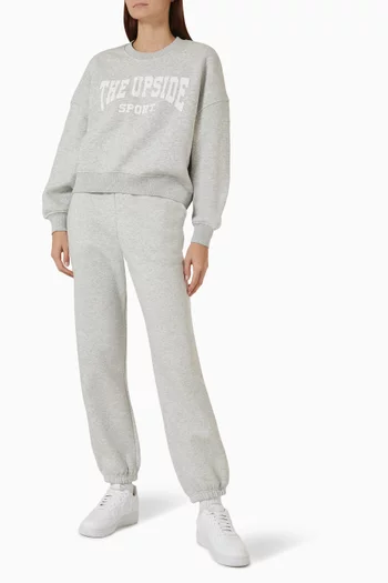 Paloma Crew Sweatshirt in Brushed Fleece