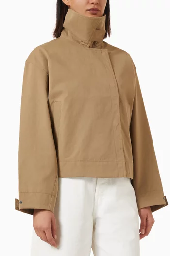 Rounded Short Trench Coat