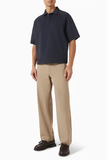 Straight-leg Chino Pants in Cotton