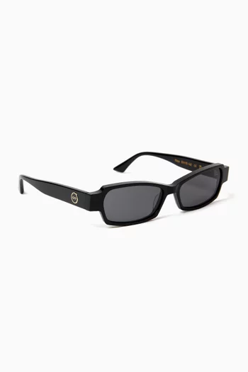 Raya Rectangular Sunglasses in Acetate