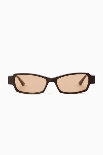 Raya Rectangular Sunglasses in Acetate