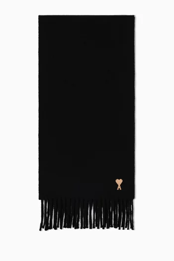 Ami de Coeur Fringe Scarf in Alpaca Wool