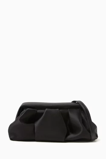 Athena Pochette Medium Clutch in Satin