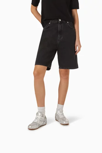 Slow Runner Sneakers in Metallic Leather-blend
