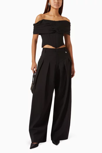 Wide-leg Pants