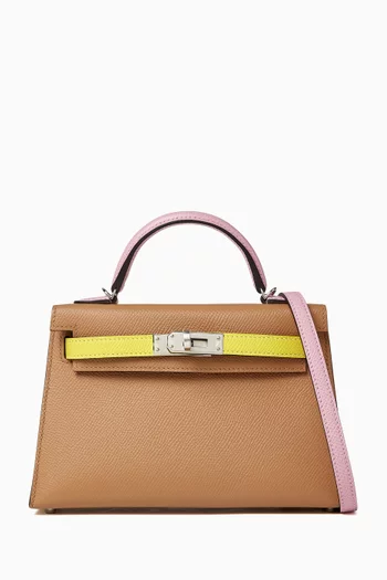 Unused Kelly 20 Sellier Bag in Epsom Leather