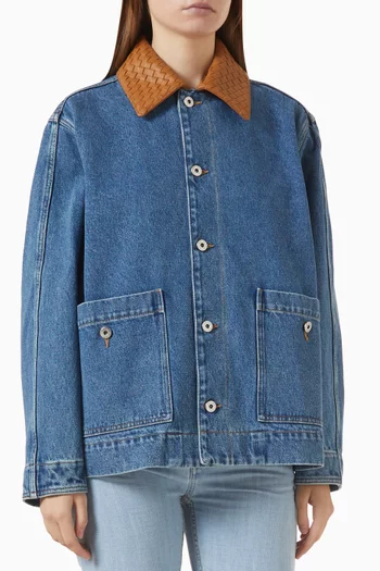 Medium Indigo Jacket in Denim