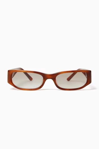 Vesper Rectangular Sunglasses in Acetate