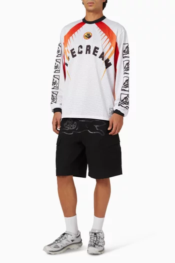 Moto Racer Shirt in Mesh
