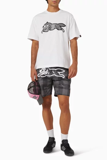 Glitter Running Dog T-shirt in Cotton