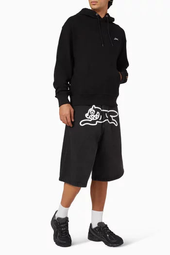 Running Dog Triple Scoop Shorts in Denim