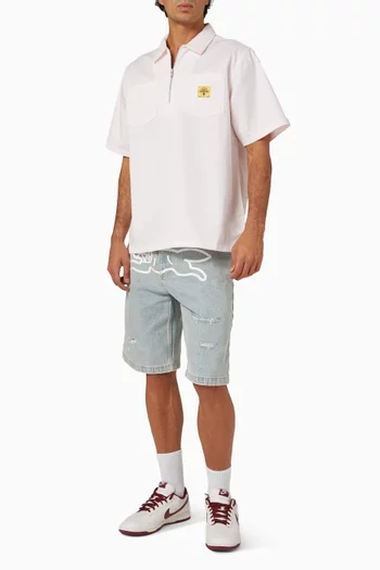 Running Dog Shorts in Denim