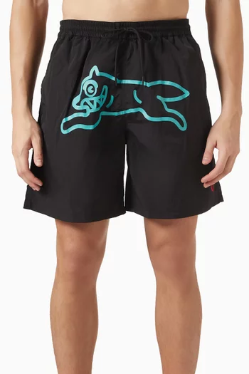 Running Dog Swim Shorts