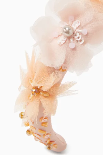 Sunset Boulevard Headband in Satin
