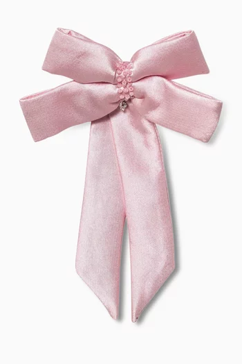 Bow De Star Hairclip in Satin