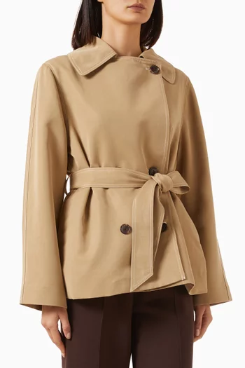 Maddox Short Trench Coat