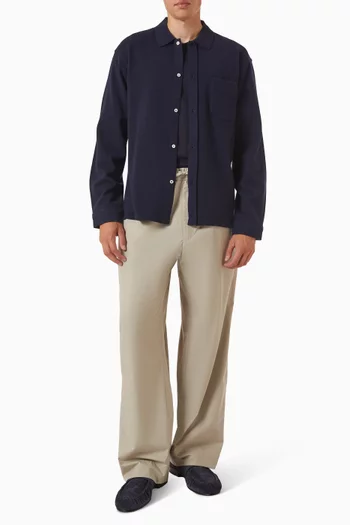 Gareth Shirt in Wool & Cashmere