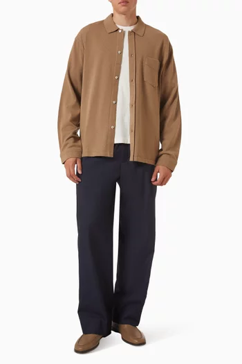 Gareth Shirt in Wool & Cashmere