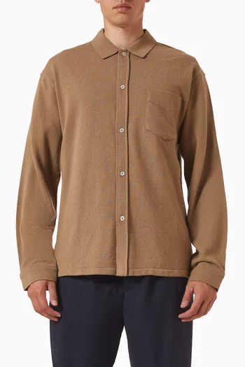 Gareth Shirt in Wool & Cashmere