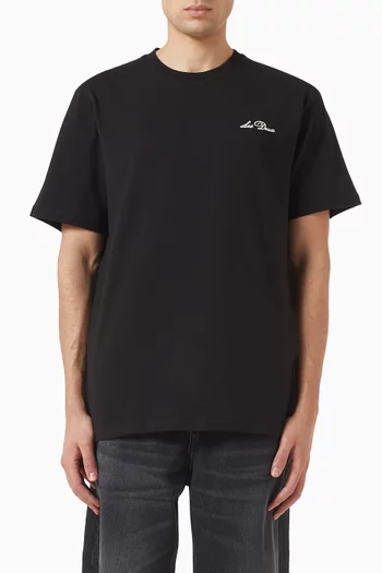 Signature-print T-shirt in Jersey
