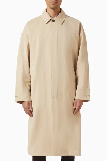 معطف مزيج قطن