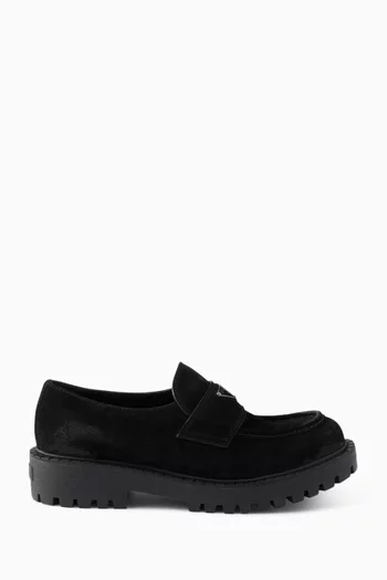 Aged Loafers in Suede