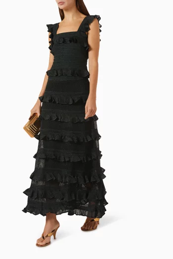 Valiant Frill Skirt in Lace