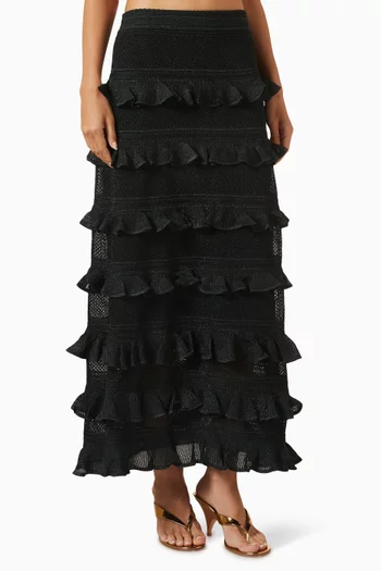 Valiant Frill Skirt in Lace