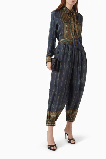 Ascent Harem Pants in Silk