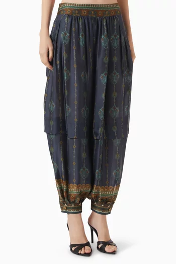 Ascent Harem Pants in Silk