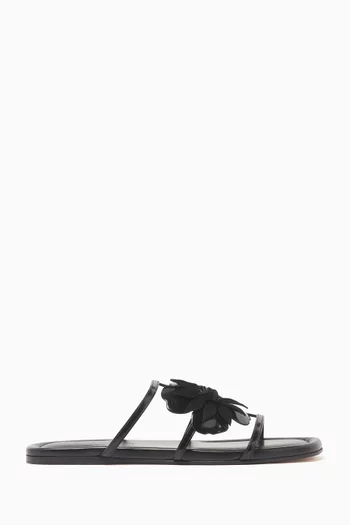 Belara Slides in Nappa Leather