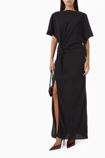 Flower Slit Dress