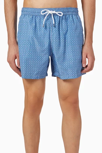 Madeira Stampato Swim Shorts in Airstop