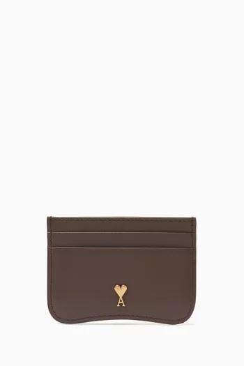 Paris Card Holder in Cowhide Leather