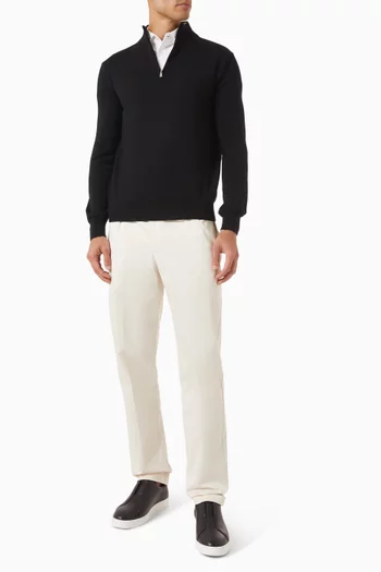 Zipper Sweater in Cashwool®