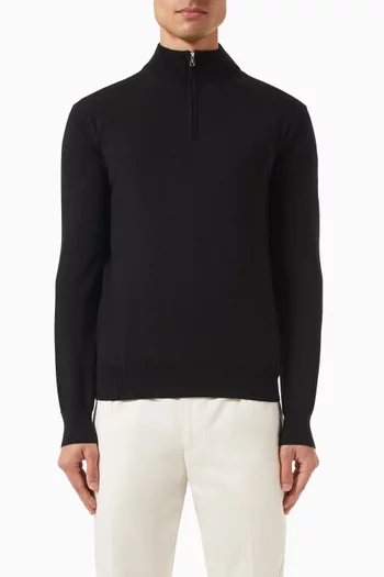 Zipper Sweater in Cashwool®