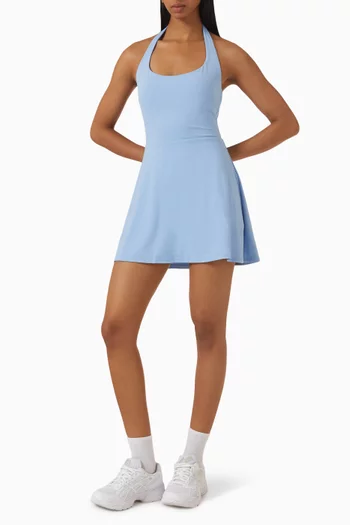 Tiebreak Halter Performance Dress