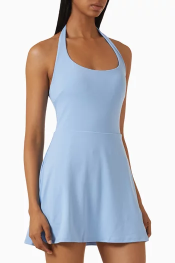 Tiebreak Halter Performance Dress