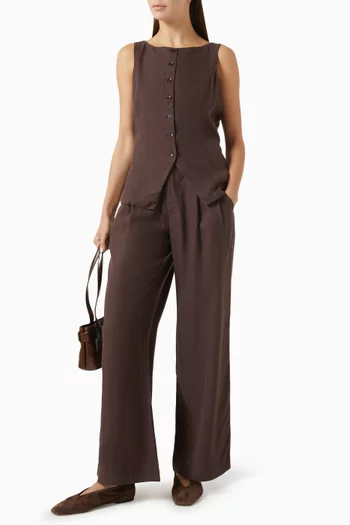 Trestles Twill Wide-leg Pants