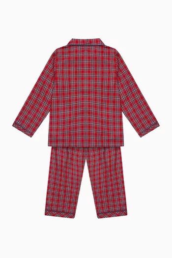 Navidad Tartan Pyjama Set in Cotton
