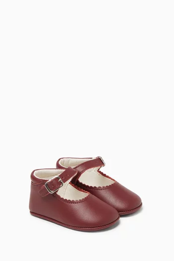 Mary Jane Shoes in Nappa Leather