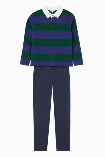 Elio Straight-leg Chinos in Cotton