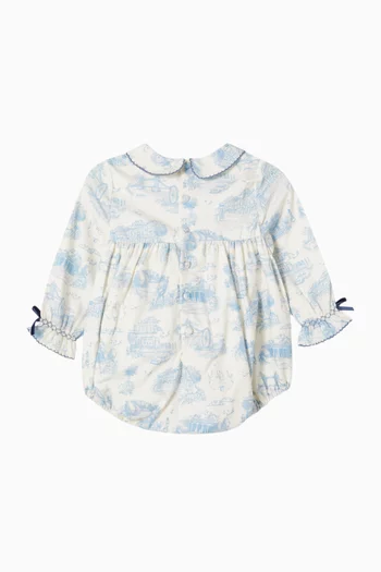 Sabrina Baby Smocked Romper