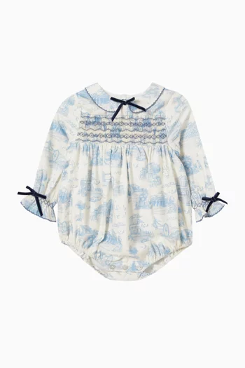 Sabrina Baby Smocked Romper