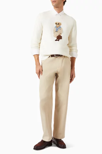 Windham Classic Fit Painter Trousers in Cotton Twill
