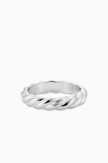 Twisted Ring in Sterling Silver