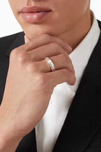 Scar Band Ring in Sterling Silver