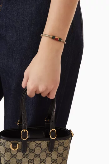 GG Bracelet in Leather