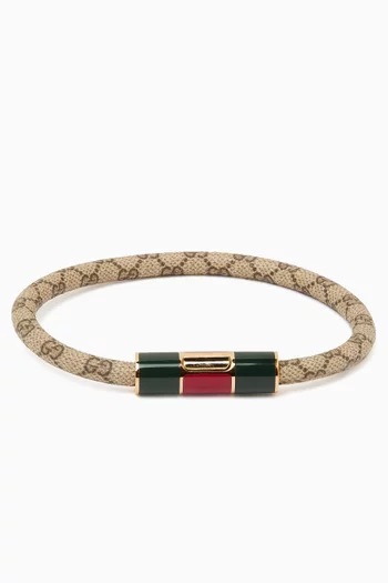 GG Bracelet in Leather